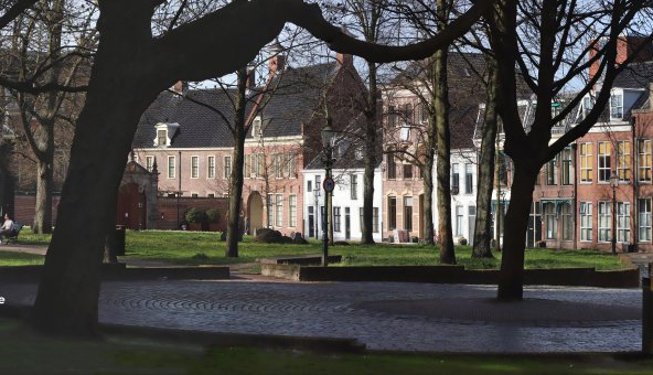 Martinikerkhof Groningen 7 april 2020
