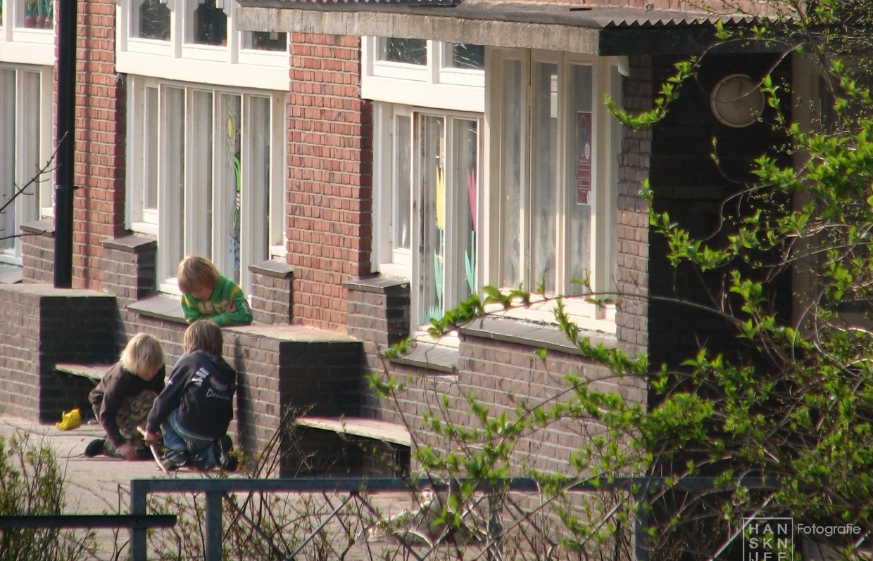 schoolkinderen Kon. Wilhelminaschool Fonteinstraat Leeuwarden (30 mrt '07) 
