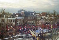 3. Kleindiep + molen De Hoop - publiek bij de stempelpost (vanuit stadhuis Dokkum)