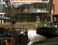 Wester Stadsgracht gevel De Harmonie Leeuwarden (16 mrt '07) 
